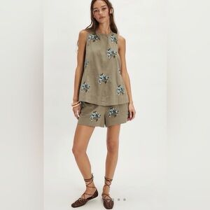 NWOT Free People Strada Embroidered set